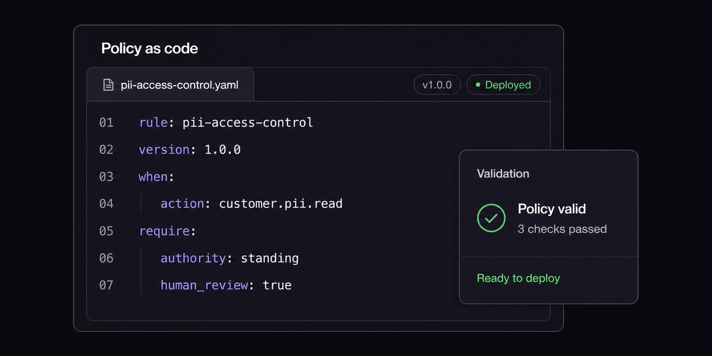 Policy as code